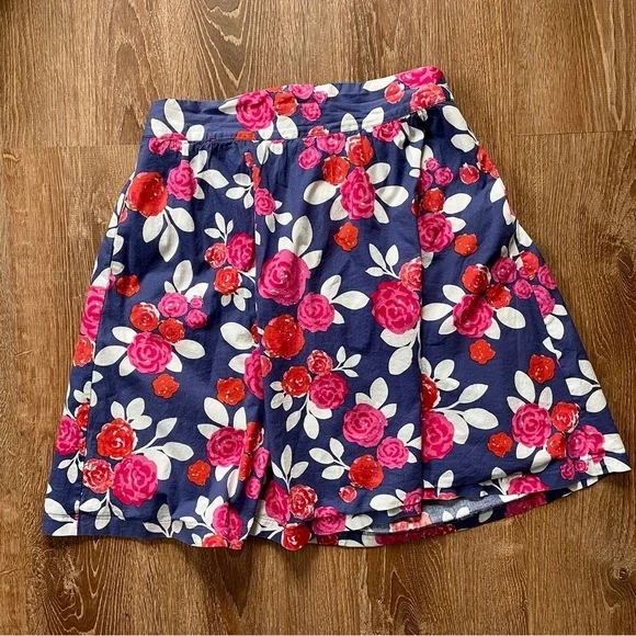 Modcloth Pros & Convertibles Floral Midi Skirt XL Extra Large Cotton - Picture 4 of 11